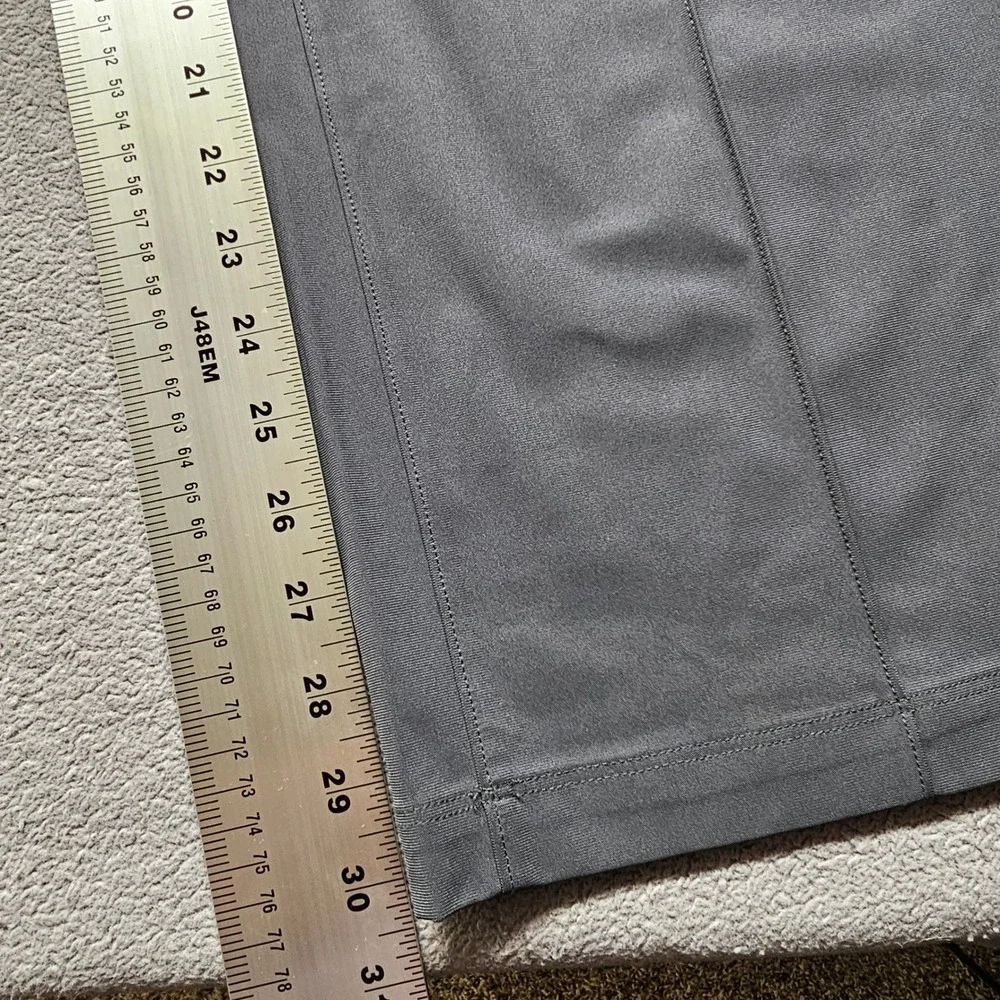 Vuori Wide Leg Pintuck Trousers Womens 6 Charcoal Gray Performance Workwear Pant